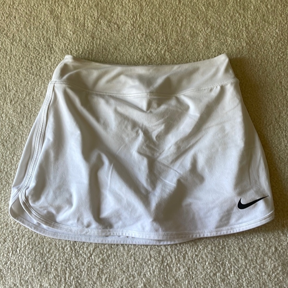 White Nike golf skirt